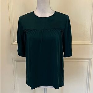 Banana Republic Forest Green Blouse